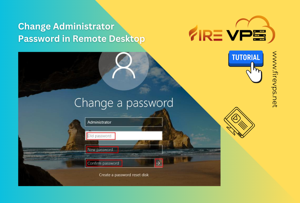 How to change Administrator password in Remote Desktop