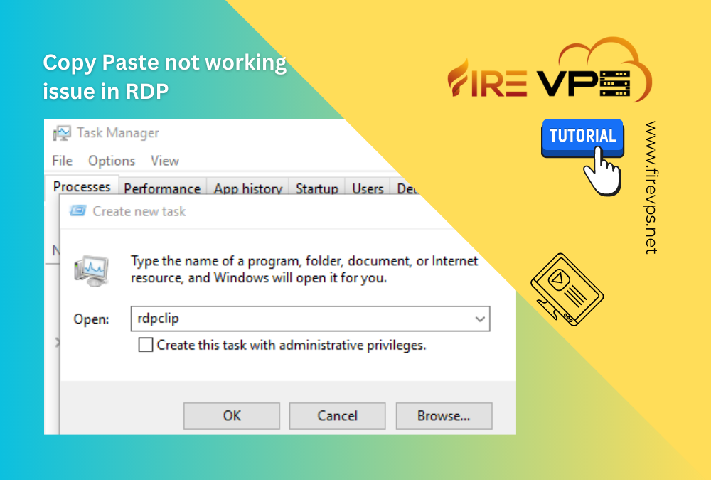 How to solve copy paste not working issue in Remote Desktop?