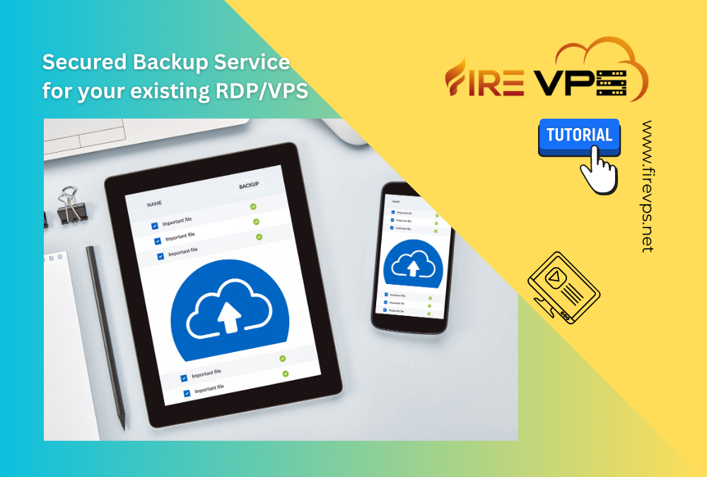 How to subscribe Secured Backup Service for your existing RDP/VPS