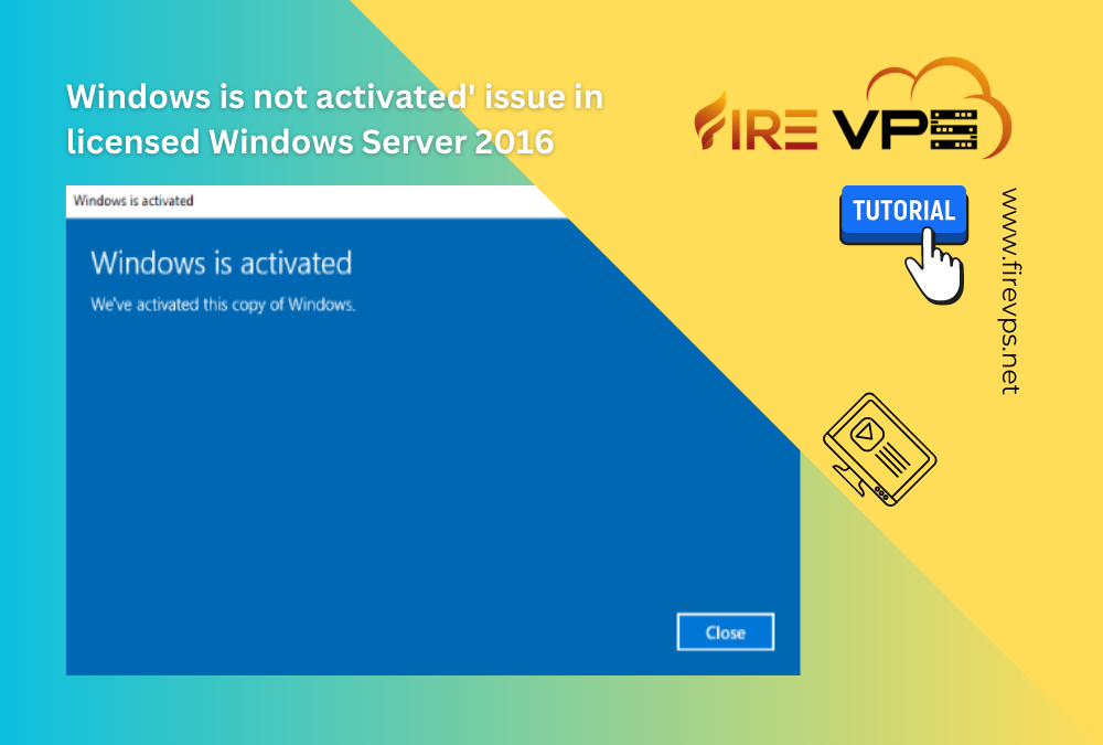How to fix ‘Windows is not activated’ issue in licensed Windows Server 2016