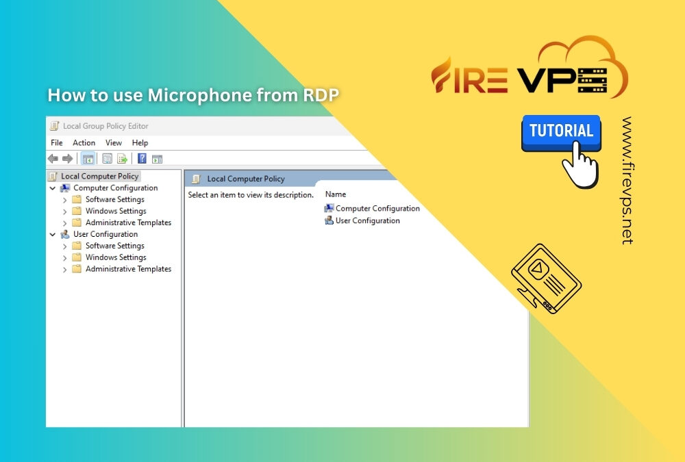 How to use Microphone from RDP