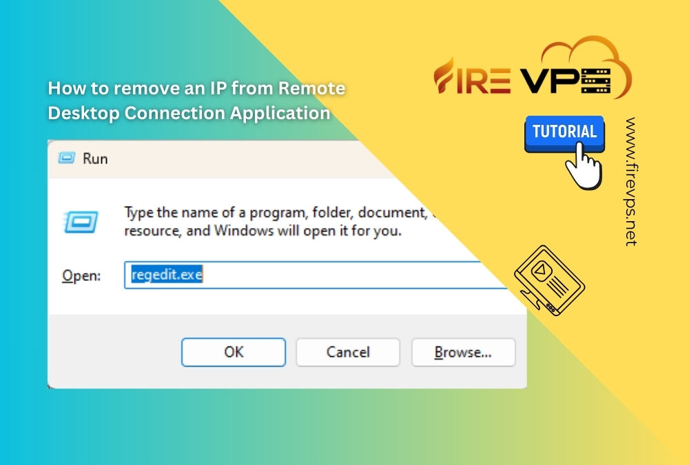 How to remove an IP from Remote Desktop Connection Application