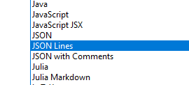 Converting data to Jsonl format